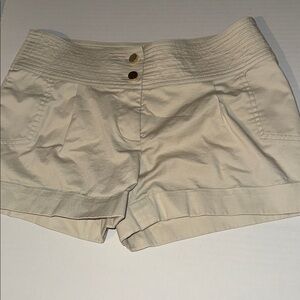 Tory Burch Cream Women's Shorts